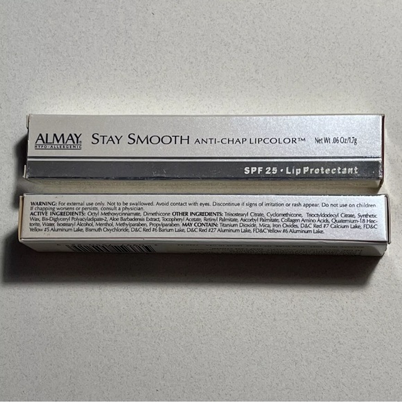 2x ALMAY Stay Smooth Anti-Chap Lipcolor with SPF 25 - Lip Protectant #TAWNY - Picture 3 of 7